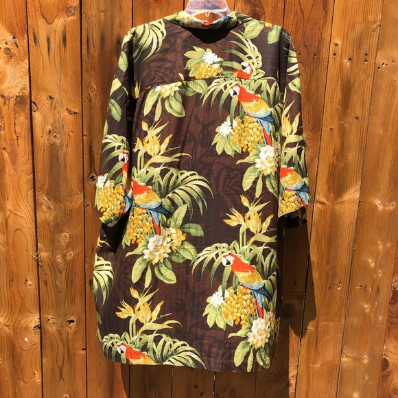 Sold Tommy Bahama Parrot Jungle Tropical Button Down Shirt - Picture 2 of 6